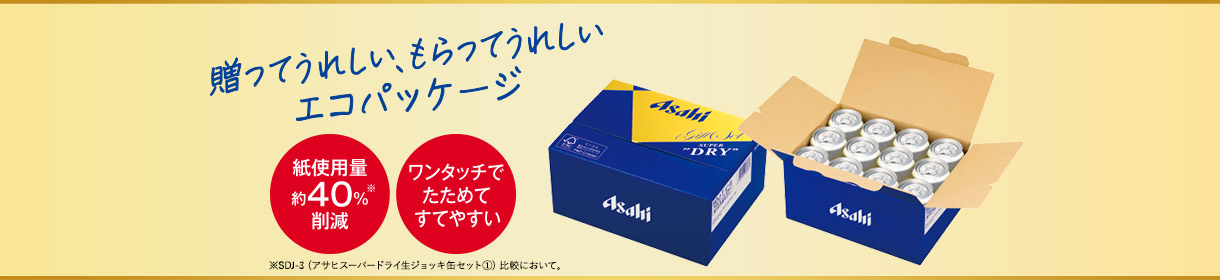 贈ってうれしい、もらってうれしいエコパッケージ