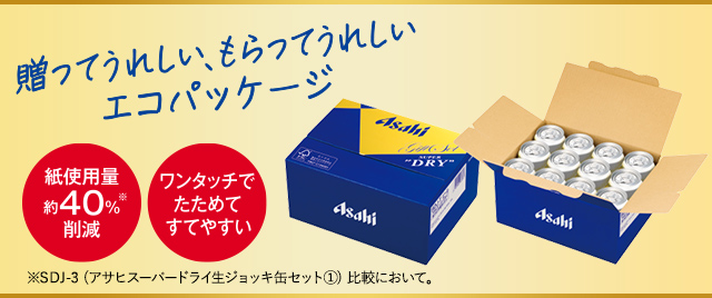 贈ってうれしい、もらってうれしいエコパッケージ