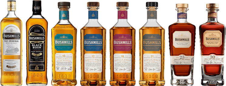 BUSHMILLS LINEUP