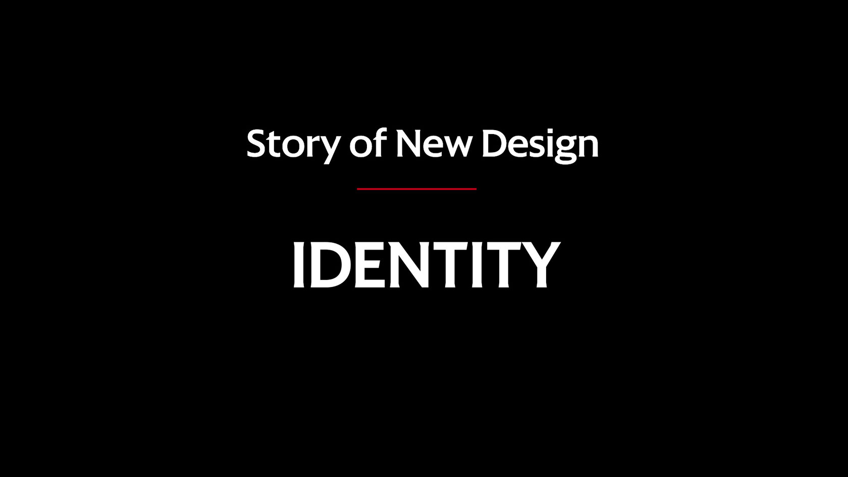 uStory of new Design SILVER IDENTITYv
