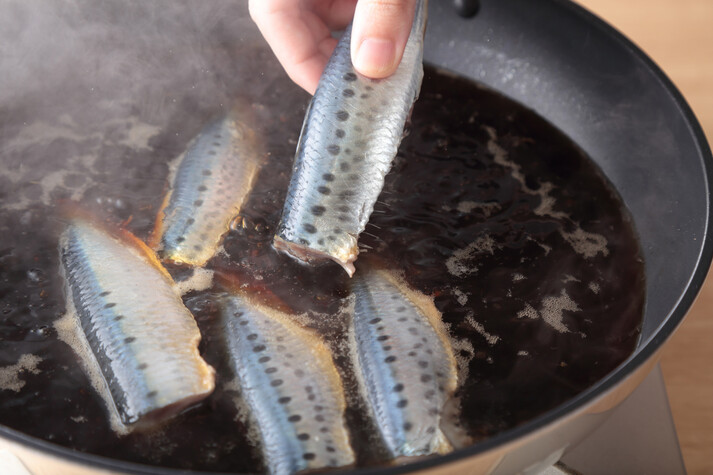 イワシの梅しょうゆ煮 びん詰め保存食 おつまみレシピ アサヒビール