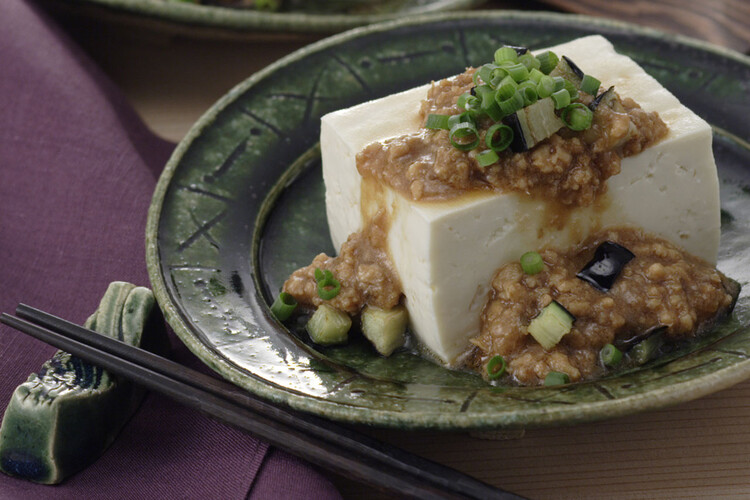 ナス入り肉味噌冷奴 おつまみレシピ アサヒビール