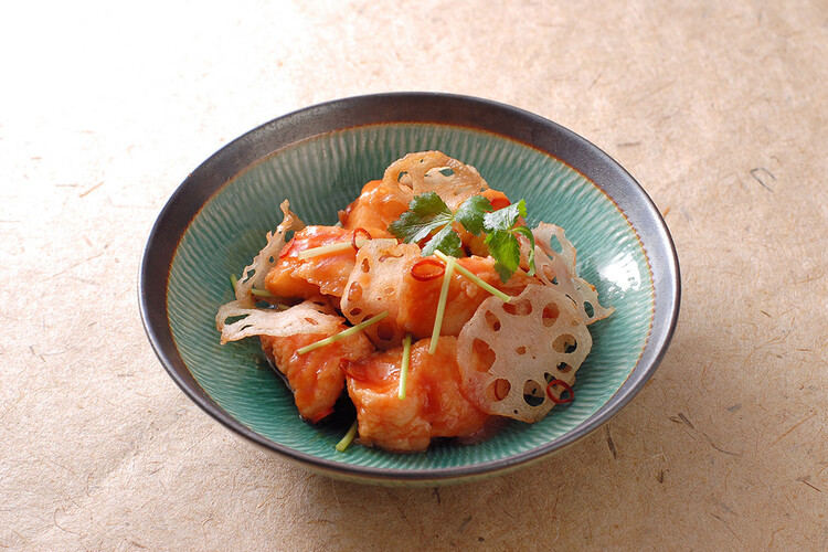 素揚げ鯛とレンコンの南蛮 おつまみレシピ アサヒビール