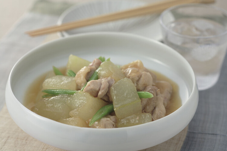 冬瓜と鶏肉の煮物 おつまみレシピ アサヒビール