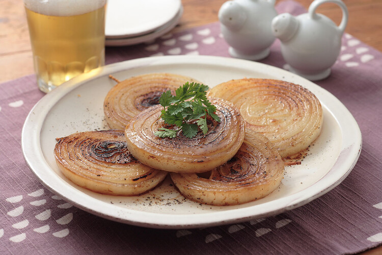 タマネギのバター焼き おつまみレシピ アサヒビール