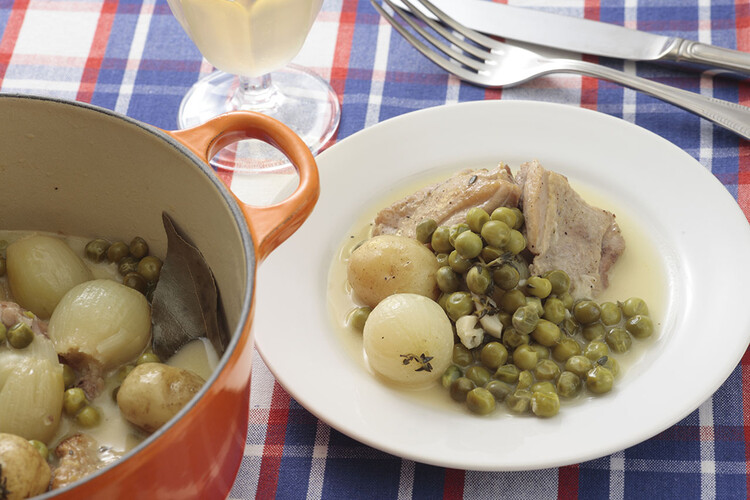 鶏肉とグリーンピースのワイン蒸し おつまみレシピ アサヒビール