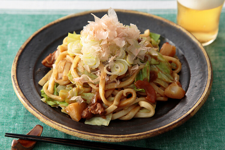 カレー焼きうどん おつまみレシピ アサヒビール